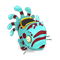 Aquamarine and Crimson Seemyool