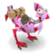 Plum and Crimson Dragoturkey